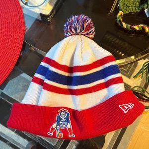 Retro New England Patriots winter hat